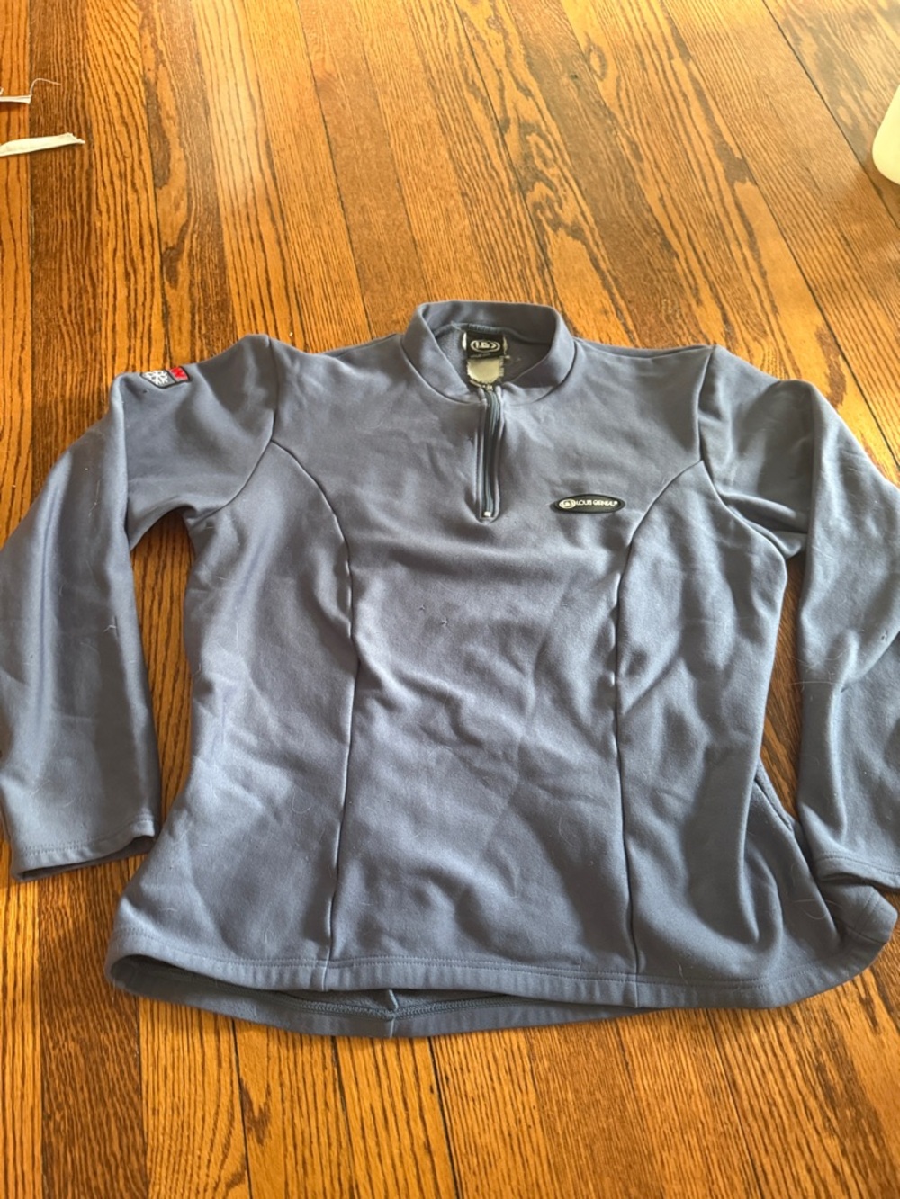 Louis Garneau Slate Blue quarter-Zip Fleece Pullover